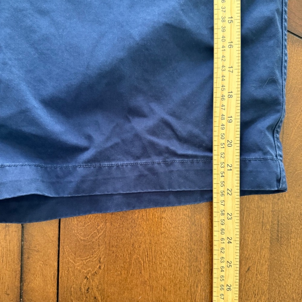 Polo Ralph Lauren Mens Navy Blue Relaxed Fit Cotton Chino Shorts Size 40 - Picture 7 of 8